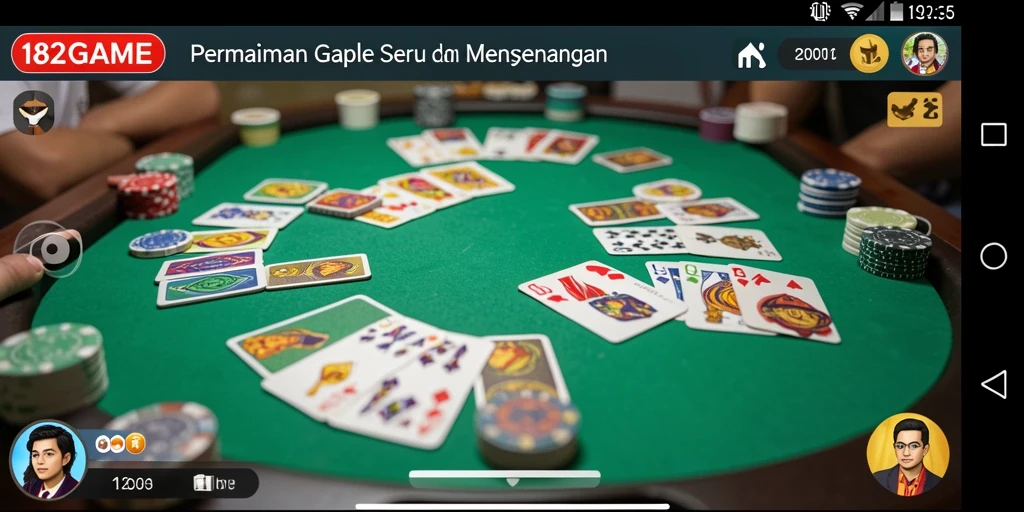 Screenshot gameplay Gaple yang menarik dan interaktif.
