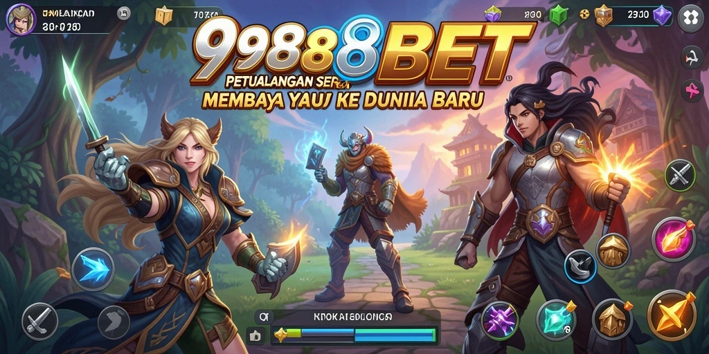 Tampilan gameplay seru di dunia petualangan 988BET.