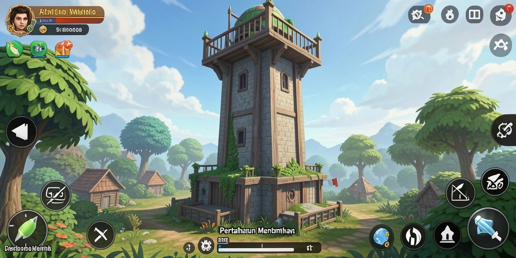 Tampilan gameplay AA62 menunjukkan strategi dan pertempuran yang mendebarkan.