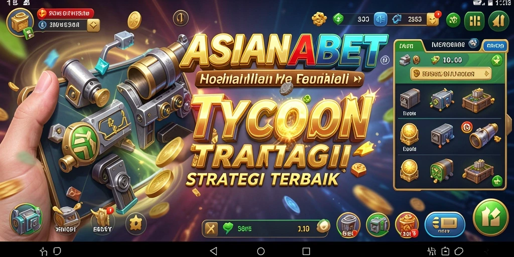 Screenshot menampilkan gameplay mendebarkan ASIANABET dengan elemen manajemen Tycoon.