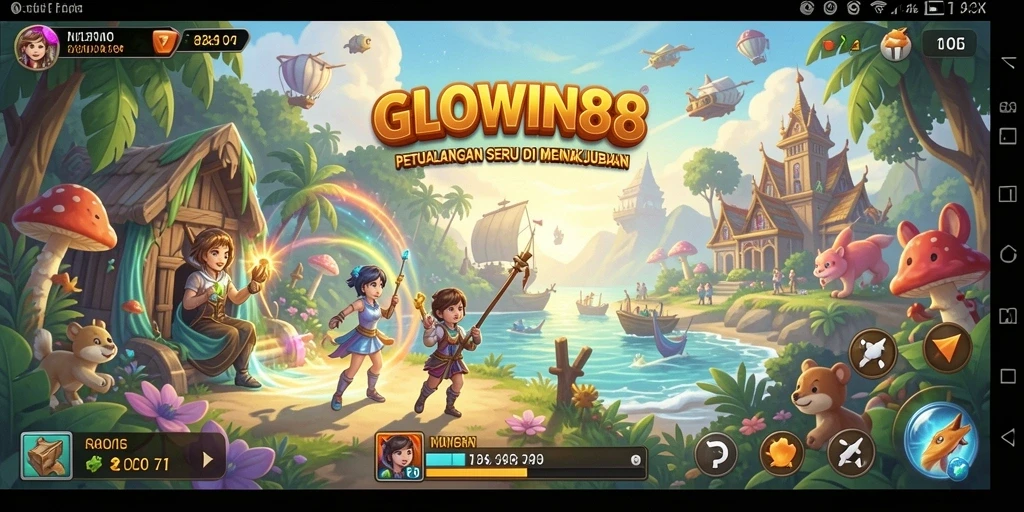 Gameplay menegangkan dan penuh petualangan di GLOWIN88.