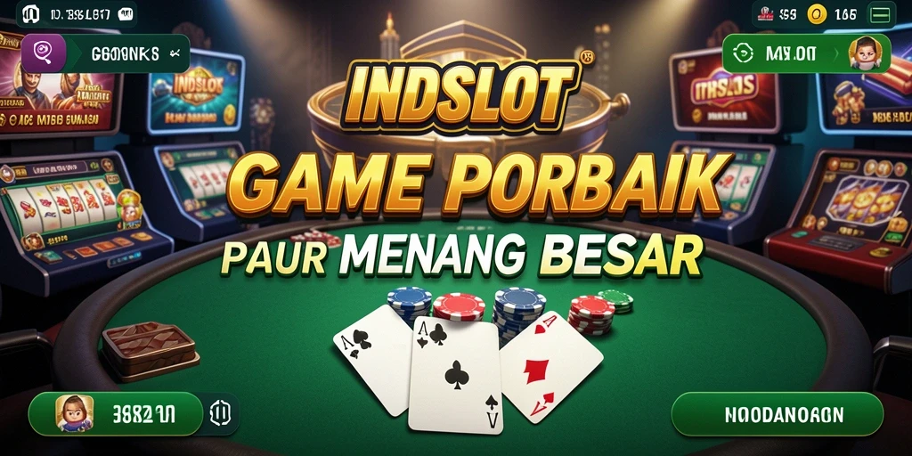 Tangkapan layar gameplay INDSLOT menampilkan suasana Poker yang mendebarkan.