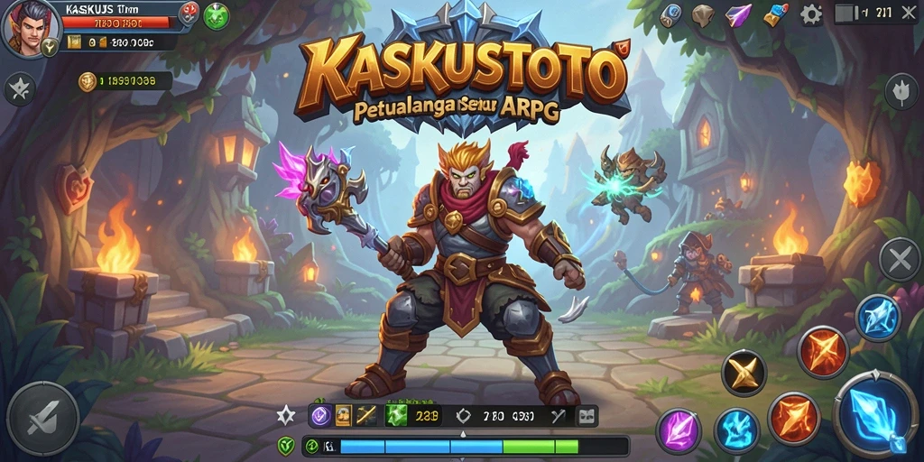 Tangkapan layar gameplay KASKUSTOTO menampilkan aksi seru di dunia ARPG.