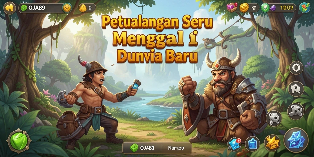 Tampilan gameplay OJA89 yang memukau dalam dunia petualangan yang menantang.