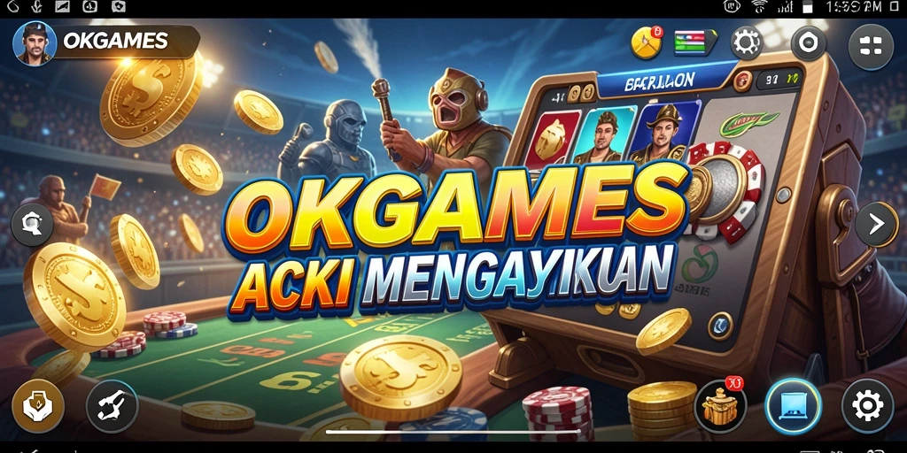 Gameplay seru di OKGAMES dengan aksi tak terduga.