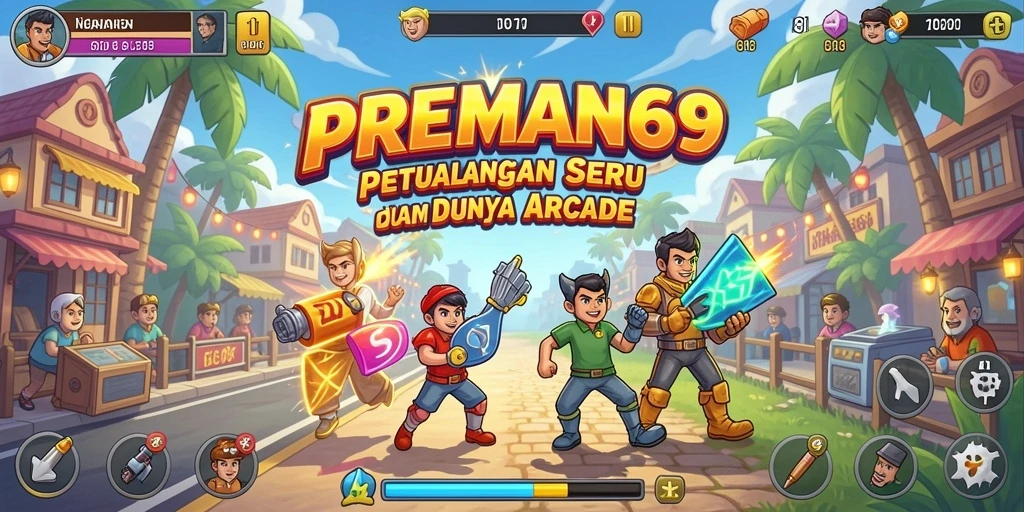 Tampilan gameplay seru dari PREMAN69 dengan aksi yang menegangkan.
