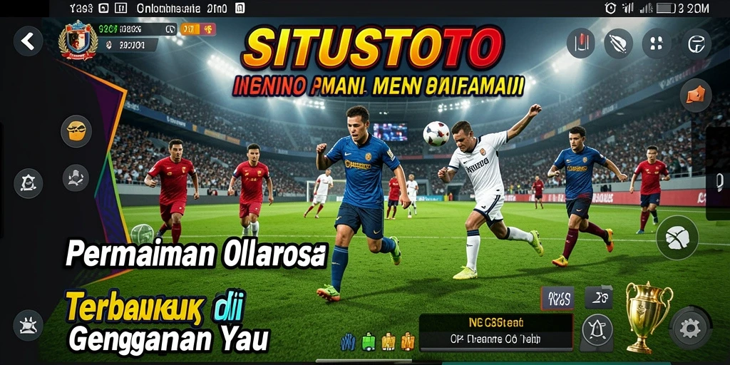 Screenshot gameplay SITUSTOTO menunjukkan aksi olahraga yang seru dan dinamis.