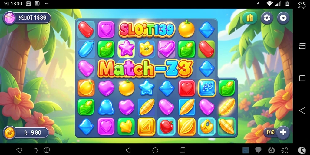 Screenshot utama SLOT138 menunjukkan gameplay seru dan kombinasi warna-warni yang menawan.