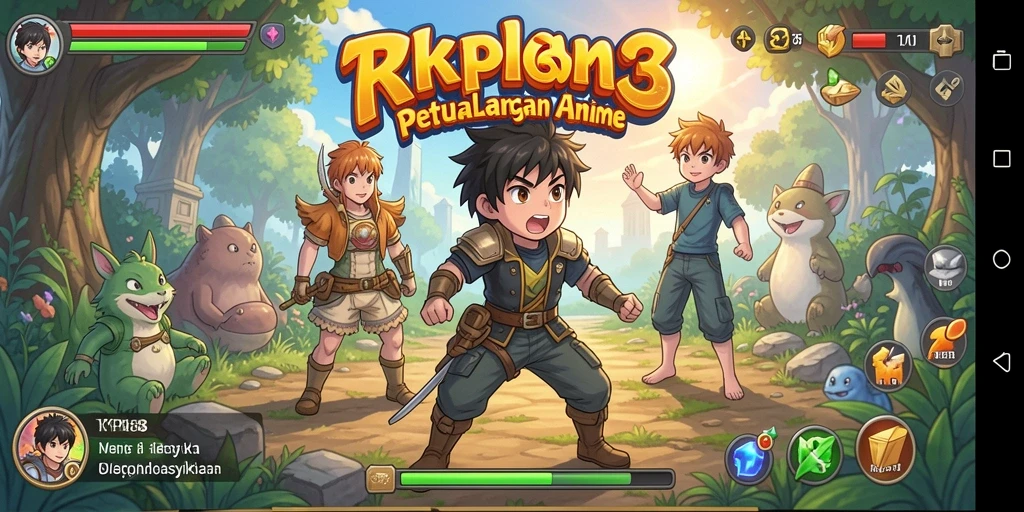 Tampilan gameplay menakjubkan TKP188 yang penuh aksi Anime.